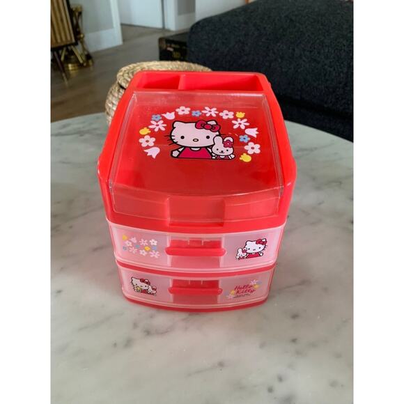 Vintage Hello Kitty Red Desk Organizer - Picture 1 of 11